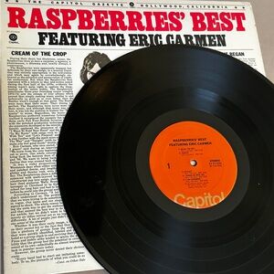 Raspberries Vinyl Record Featuring Eric Carmen 1970s vintage LP collector item